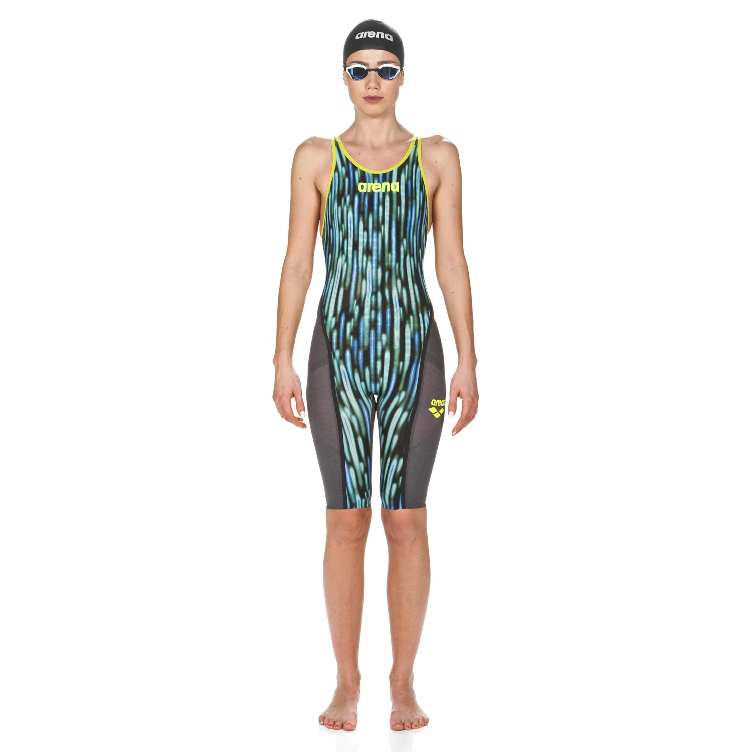 Combinaison De Natation Femme Arena Carbon Ultra Edition 2018 Dos Ouvert Blue Drops Fluo/ Yellow 8 Combinaison De Natation Femme Arena Carbon Ultra Edition 2018 Dos Ouvert Blue Drops Fluo/ Yellow – Image 6
