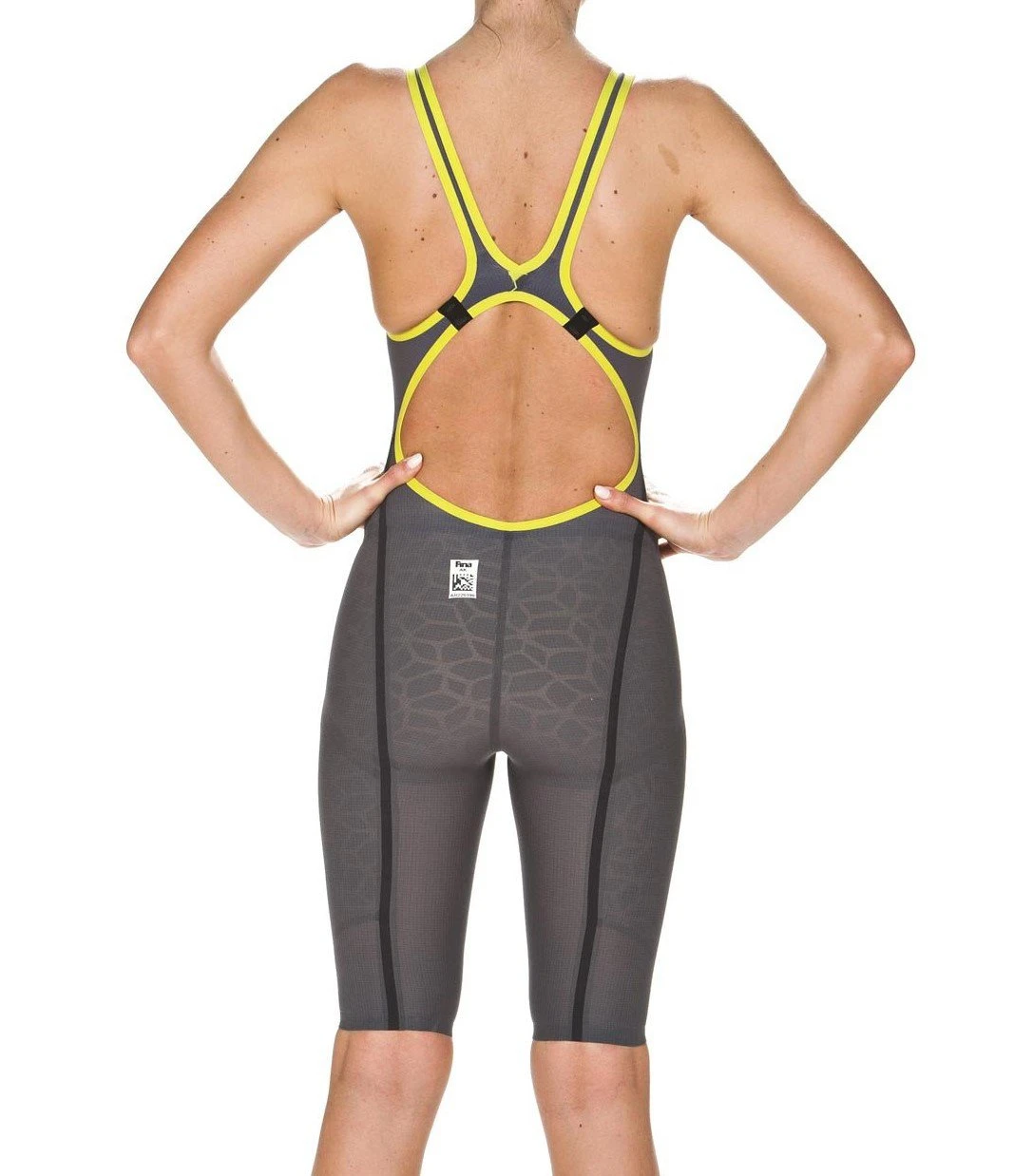 Combinaison De Natation Femme Arena Carbon Ultra Edition 2018 Dos Ouvert Blue Drops Fluo/ Yellow 4 Combinaison De Natation Femme Arena Carbon Ultra Edition 2018 Dos Ouvert Blue Drops Fluo/ Yellow – Image 2