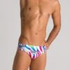 Maillot De Bain Arena Homme Crazy Zebras Brief Multicolor -Sportifs Équipements Magasin 002908 850 crazy zebras brief 003 o