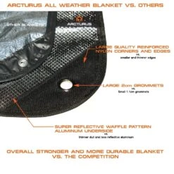 Arcturus Outdoor Survival Blanket -Sportifs Équipements Magasin arcturus outdoor heavy duty survival blanket 09