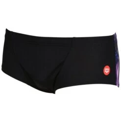Maillot De Bain Arena Homme Crazy Placement -Sportifs Équipements Magasin arena crazy placement low waist swim short black multi 005059 1 1120763