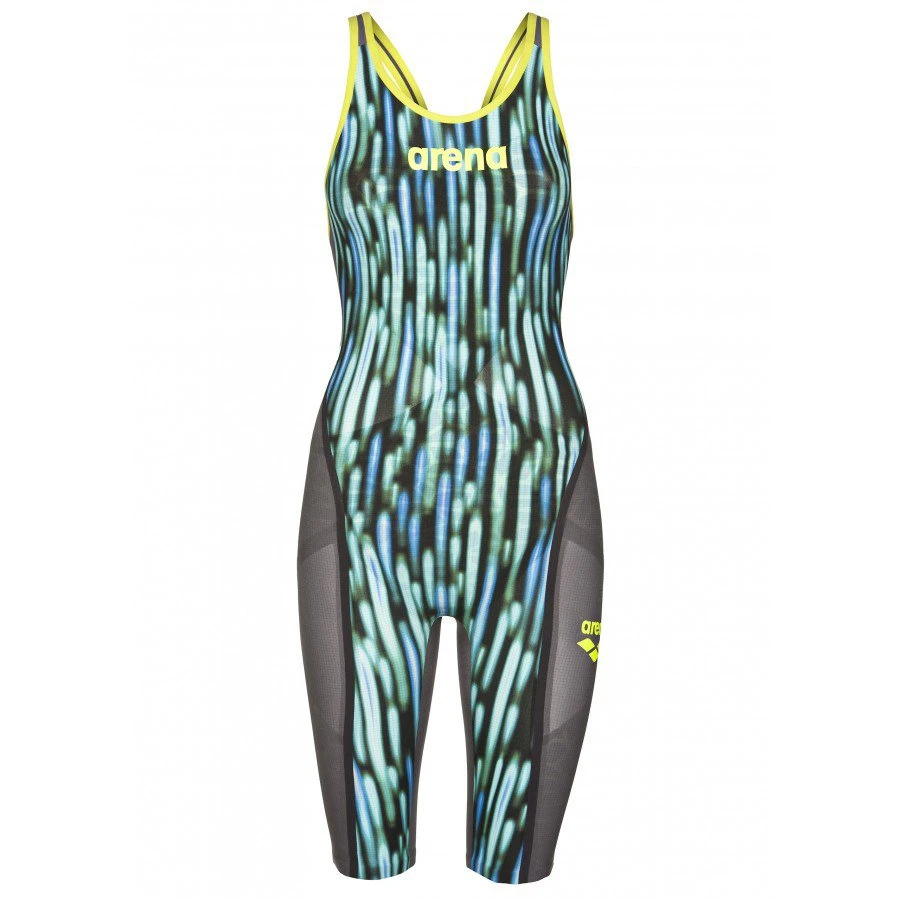 Combinaison De Natation Femme Arena Carbon Ultra Edition 2018 Dos Ouvert Blue Drops Fluo/ Yellow 5 Combinaison De Natation Femme Arena Carbon Ultra Edition 2018 Dos Ouvert Blue Drops Fluo/ Yellow – Image 3