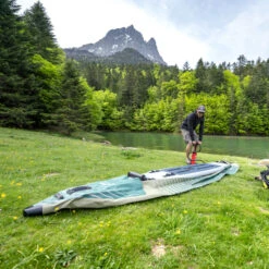 KAYAK GONFLABLE AQUA MARINA CALIBER PECHE -Sportifs Équipements Magasin kayak gonflable aqua marina caliber peche 2