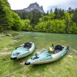 KAYAK GONFLABLE AQUA MARINA CALIBER PECHE -Sportifs Équipements Magasin kayak gonflable aqua marina caliber peche 4