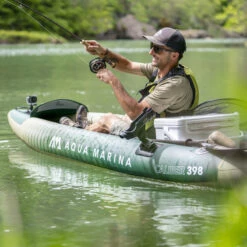 KAYAK GONFLABLE AQUA MARINA CALIBER PECHE -Sportifs Équipements Magasin kayak gonflable aqua marina caliber peche 7