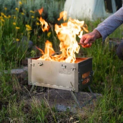 Winnerwell Fastfold Titanium Camping Stove -Sportifs Équipements Magasin poele winnerwell fastfold titanium camping stove 52