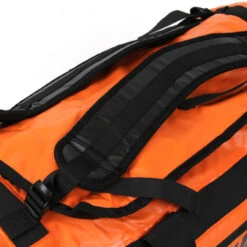Sac De Voyage étanche DUFFEL BAG 60L HOWZIT - -Sportifs Équipements Magasin sac de voyage etanche duffel bag 60l howzit orange black 2