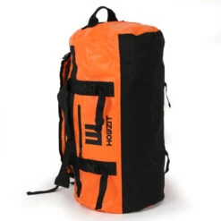 Sac De Voyage étanche DUFFEL BAG 60L HOWZIT - -Sportifs Équipements Magasin sac de voyage etanche duffel bag 60l howzit orange black 5
