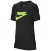 T-Shirt Nike Junior Tennis Swoosh Noir -Sportifs Équipements Magasin t shirt nike junior tennis swoosh noir